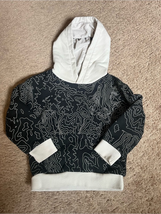 Little Bipsy Other - Little Bipsy Black Hoodie with White Hood and Trim